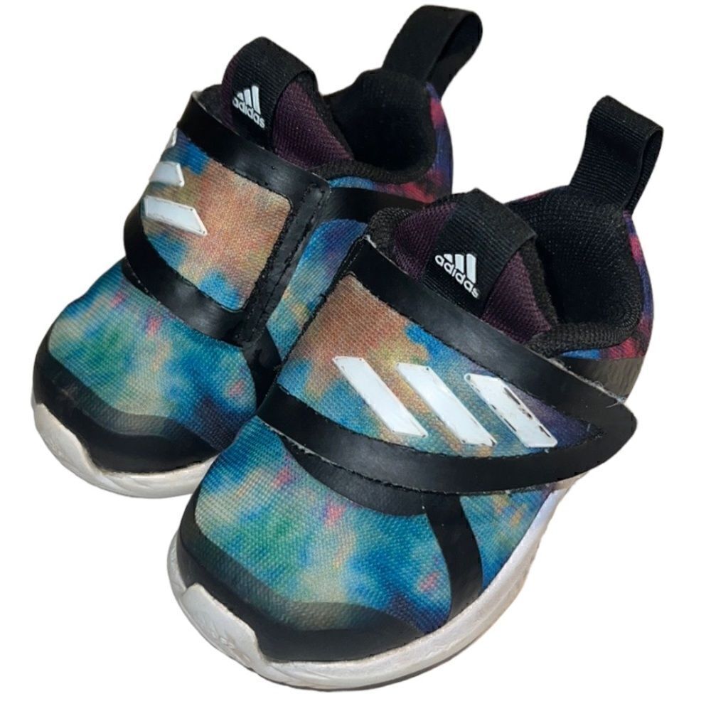 Baby girl’s Adidas Sneakers FortaRun X Cloudfoam Ortholite tech Size 4 4K